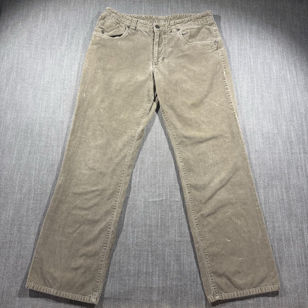 Patagonia Pants Mens 33x29 Beige Cotton Corduroy Chino Straight Leg Casual